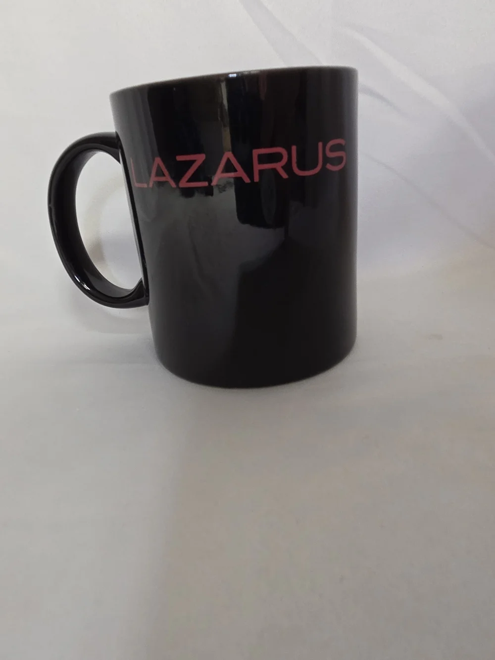 Vintage Lazarus Black Ceramic Coffee Mug‎